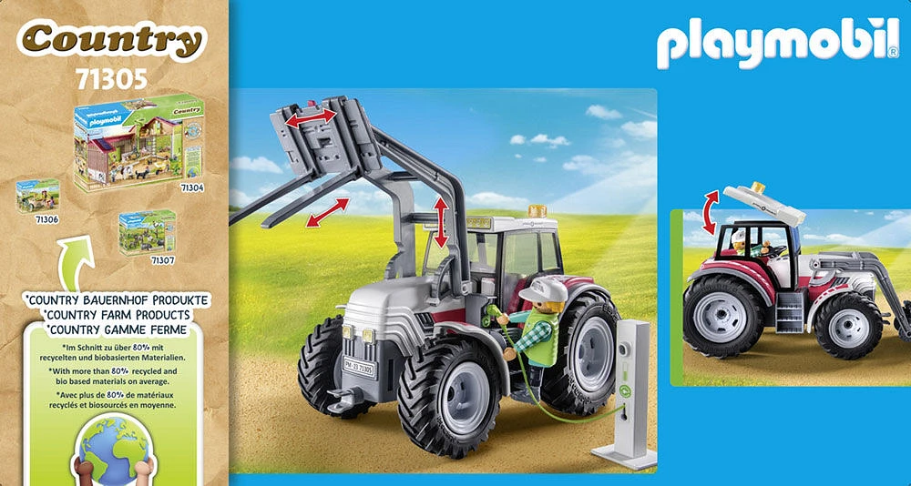 Playmobil - Large Tractor with Accessories