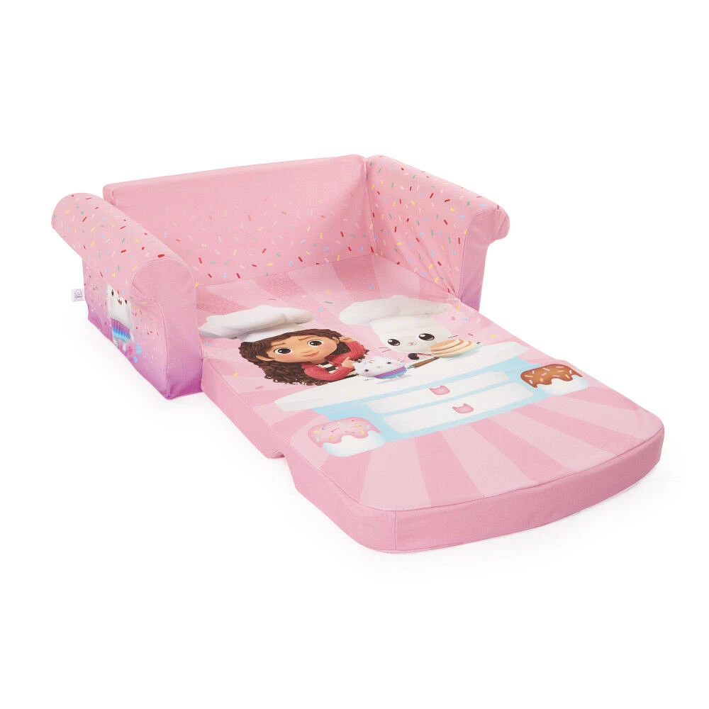 Marshmallow Furniture, Children's 2-in-1 Flip Open Foam Compressed Sofa