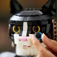 LEGO Ideas Tuxedo Cat Gift Idea for Animal-Lovers and Home Décor 21349