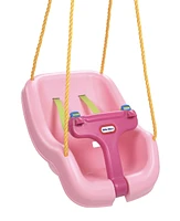 Little Tikes - Balançoire 2 en 1 Snug ''''N Secure - rose.