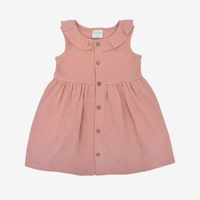Rococo Waffle Dress Pink