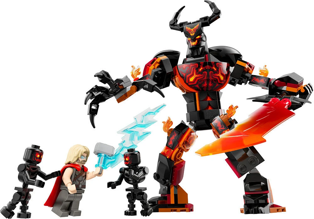 LEGO Marvel Figurine de construction Thor contre Surtur 76289