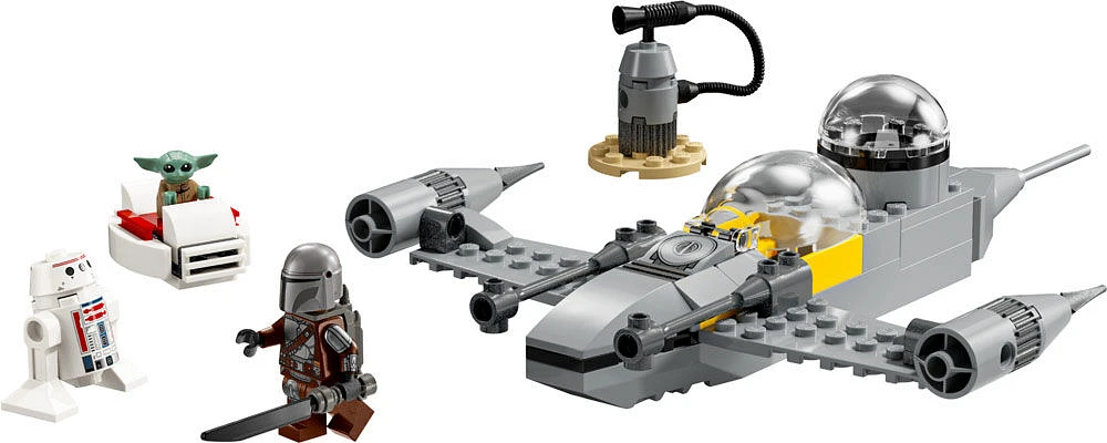 LEGO Star Wars Le chasseur N-1 de Mando et Grogu, Ensemble de construction de modèle 75410