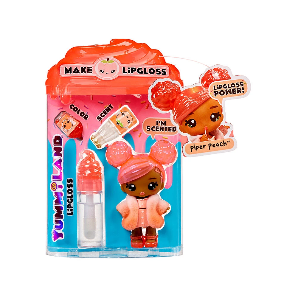 Yummiland Lipgloss Doll - Piper Peach