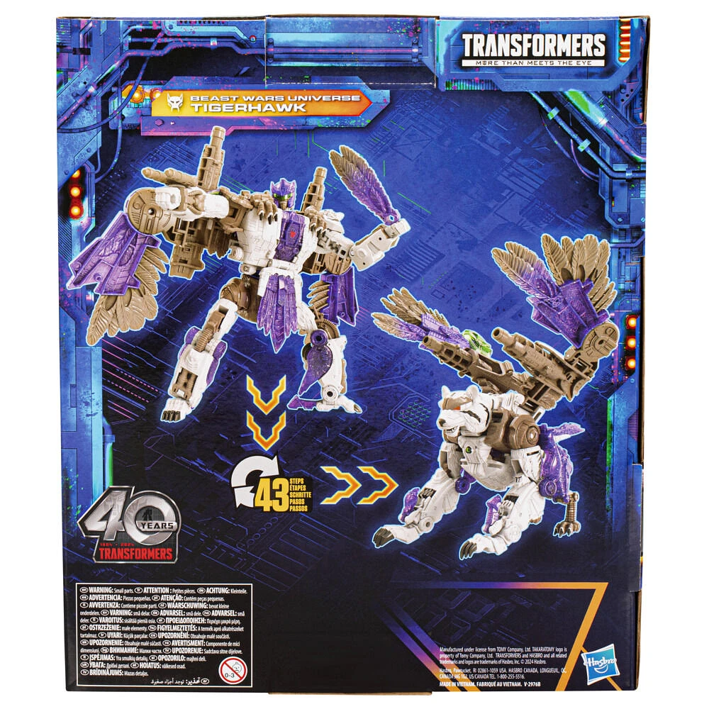 Transformers Legacy United Leader Class Beast Wars Universe Tigerhawk Action Figure