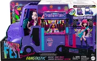 Monster High-Tour Bus Rock Sang-sationnel-Coffret avec poupée et bus