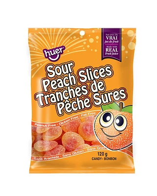 Huer Tranches de Peche Sures 120g