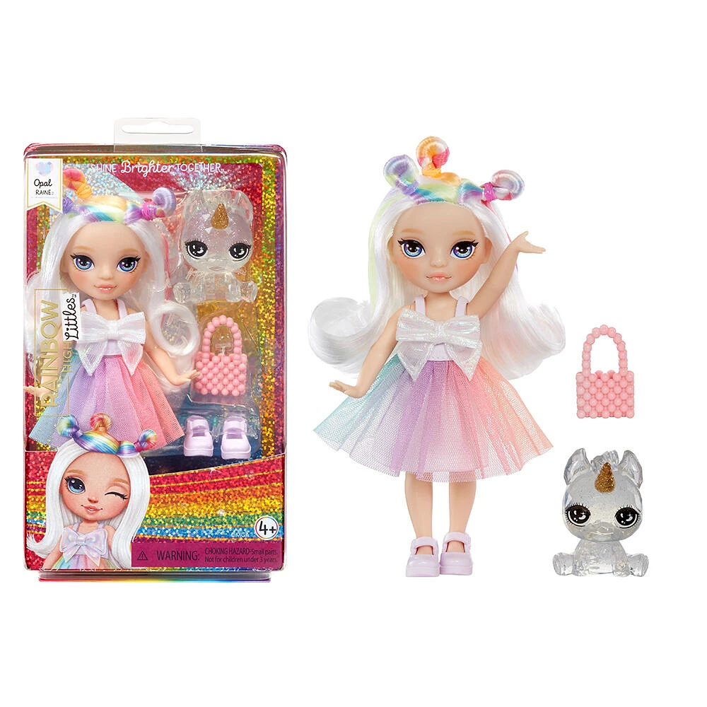 Rainbow High Littles - Opal Raine Rainbow 5.5" Posable Small Doll