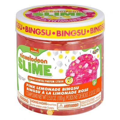 Pots spéciaux de slime Nickelodeon - Bingsu à la limonade rose