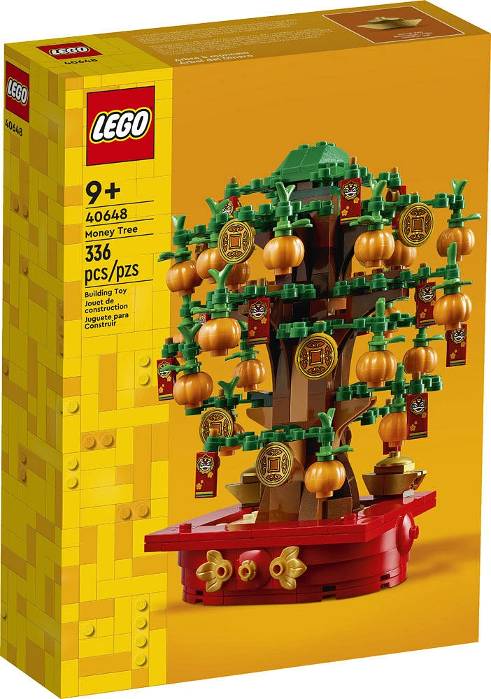 LEGO Arbre à monnaie Ensemble de construction pour enfants, Cadeau du Nouvel An lunaire pour garçons et filles 40648