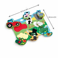 Woodlets Touch and Feel Farm Puzzle