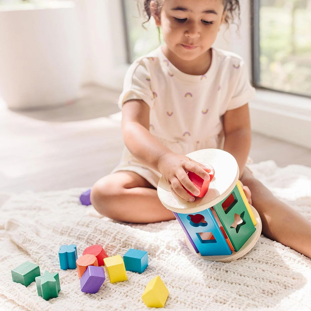 Melissa and Doug - Match & Roll Shape Sorter