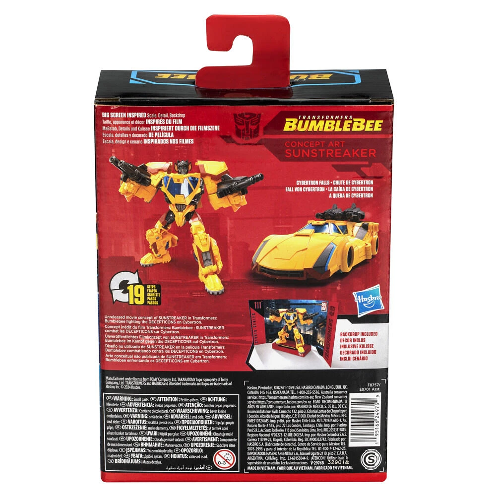 Transformers Studio Series Deluxe Transformers: Bumblebee 111 Concept Art Sunstreaker Action Figure