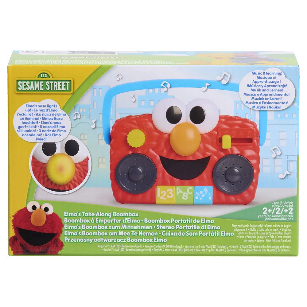 Boombox portable Elmo de Sesame Street - Notre exclusivité