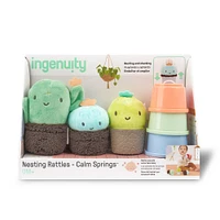 Ingenuity Calm Springs Nesting Rattles​