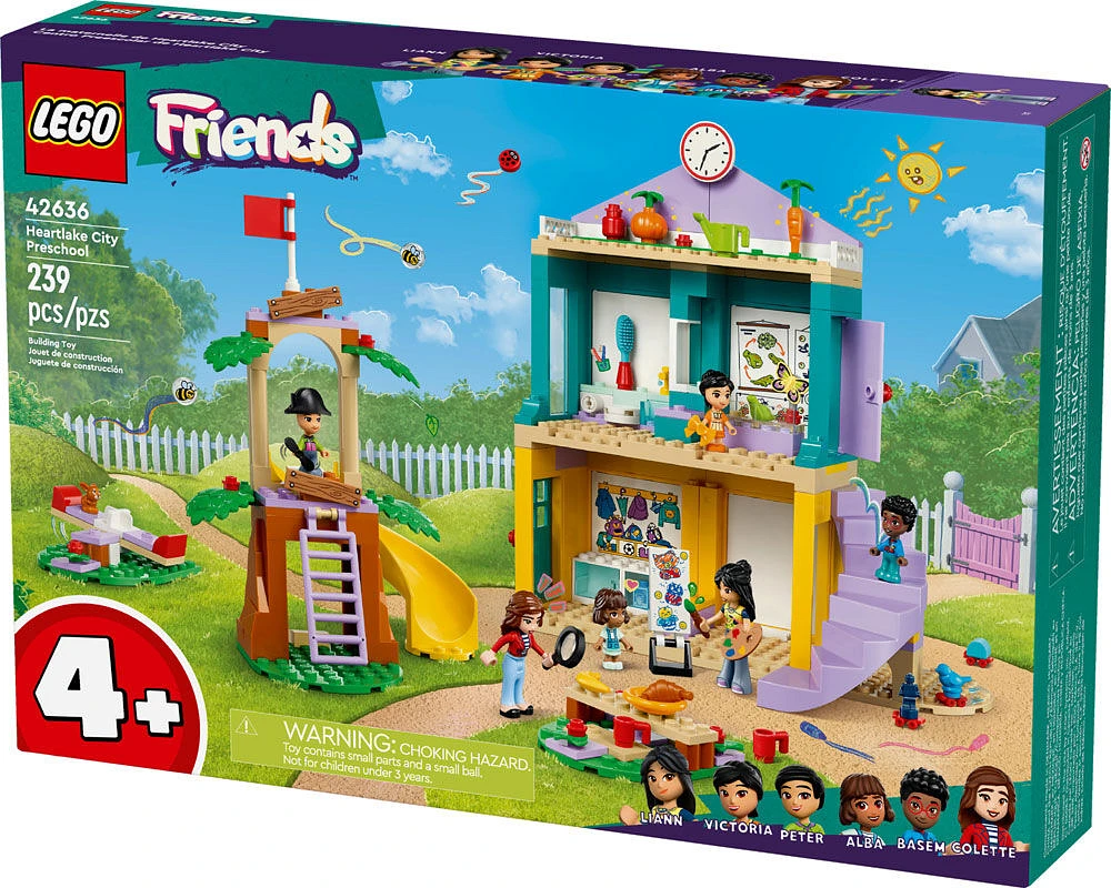 LEGO Friends Heartlake City Preschool Classroom Playset, Kindergarten Creative Pretend Play 42636