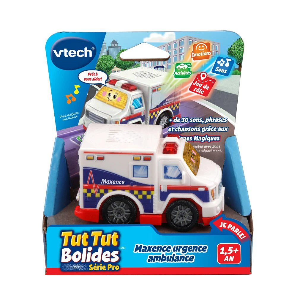 VTech Tut Tut Bolides Maxence urgence ambulance - Édition française