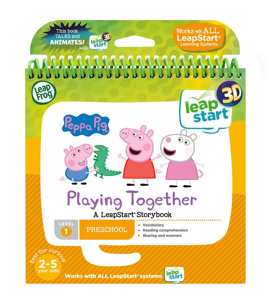 LeapFrog LeapStart 3D Peppa Pig Playing Together Storybook - English Edition