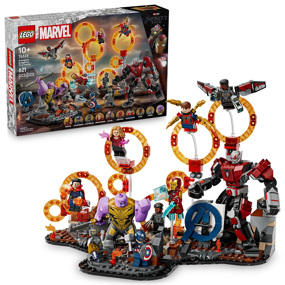 LEGO Marvel Avengers: Endgame Final Battle Building Set for Kids, 10+ - 10 Super Hero Figures - 76323