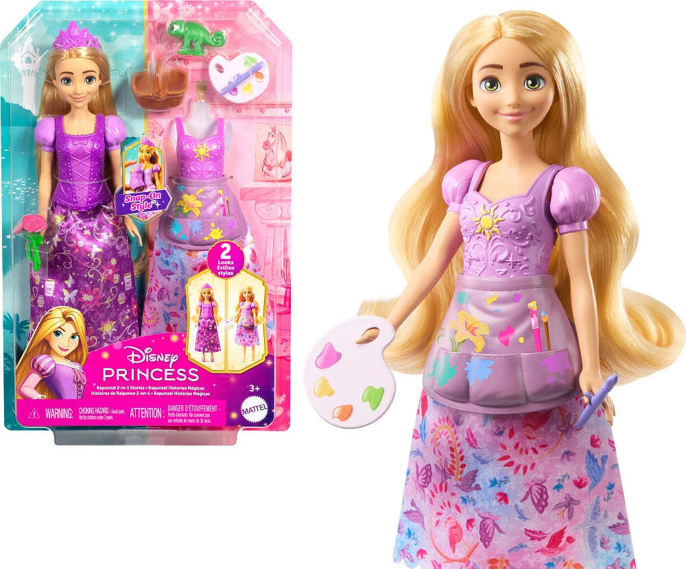 Princesses Disney Poupée Raiponce Pique Nique et Art-Coffret