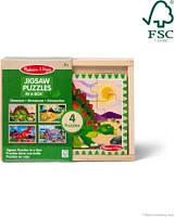 Melissa and Doug - Puzzles dans une boîte - Dinosaures