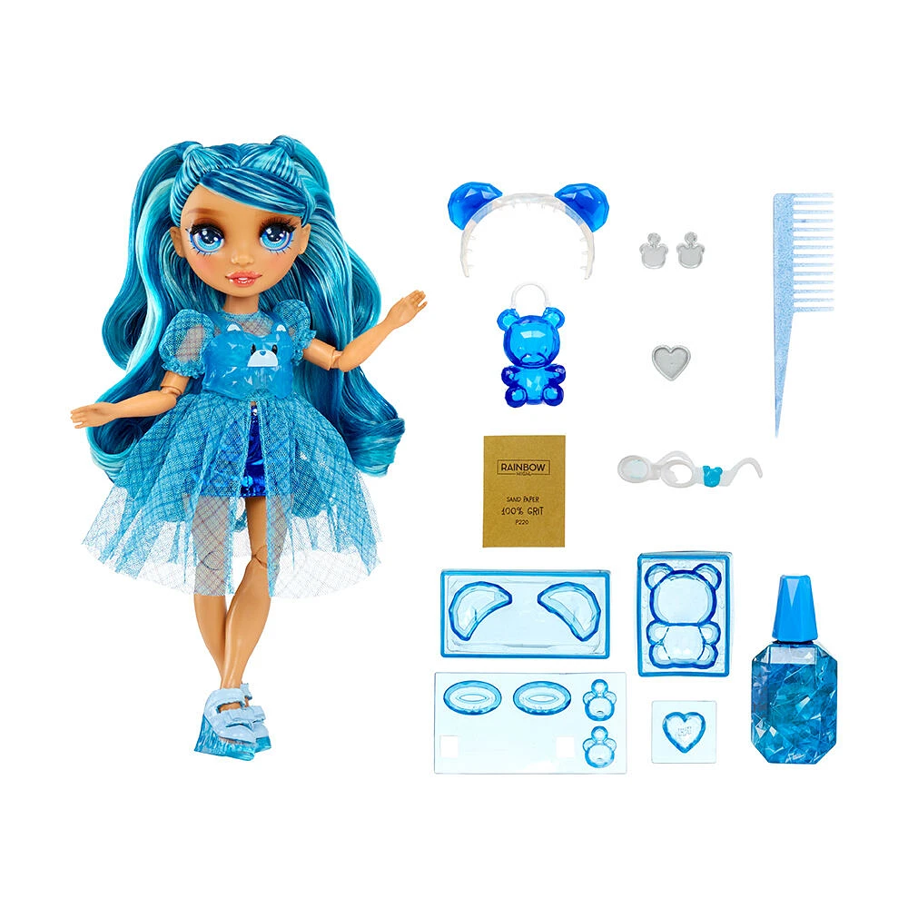 Rainbow High Creative Crystals Skyler - Blue 11" Fashion Doll