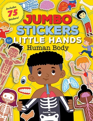 Jumbo Stickers For Lil Hands Human Body - English Edition