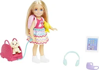 Barbie Chelsea en Voyage-Coffret avec chiot et accessoires