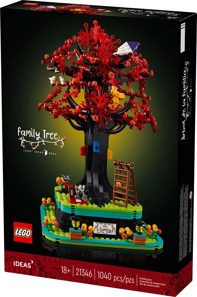 LEGO Ideas Family Tree Home Décor Building Set for Adults 21346