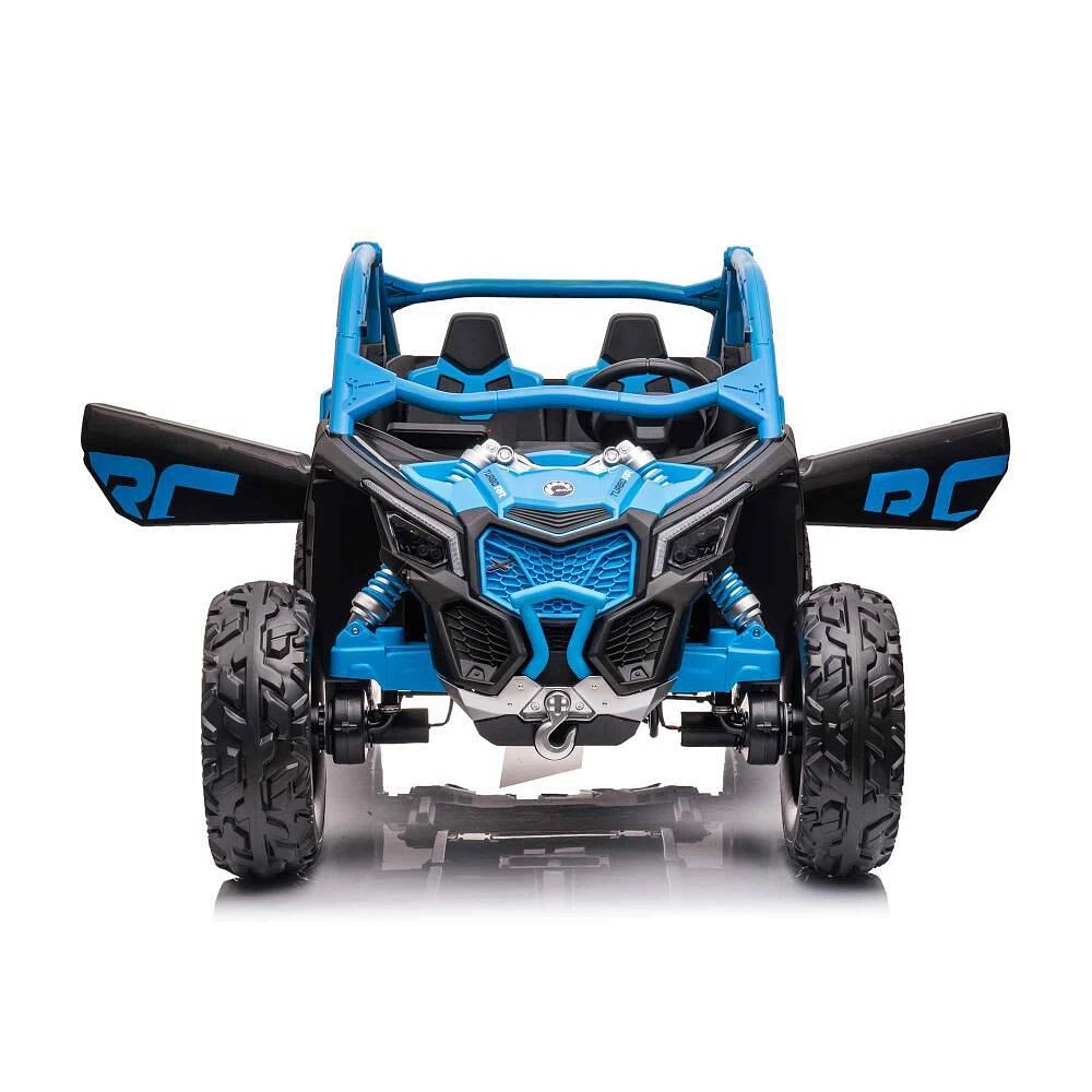 KIDSVIP Can-Am Maverick 2X24V Buggy UTV 4X4 pour enfants et tout-petits avec RC