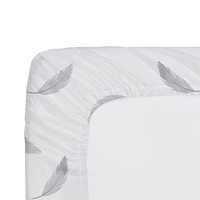 Kushies Drap contour pour parc Flannel Plume grise