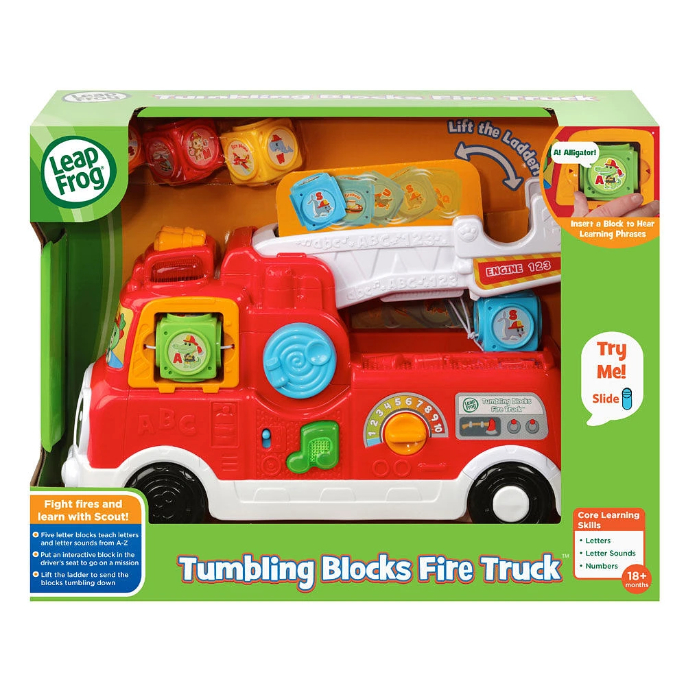 LeapFrog Tumbling Blocks Fire Truck - English Edition - R Exclusive