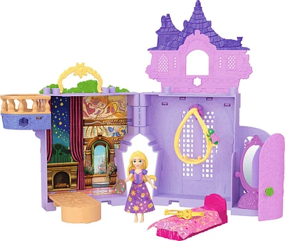 Disney Princess Rapunzel Storytime Stackers Doll House, Small Doll, Pascal Figure & 7 Accessories