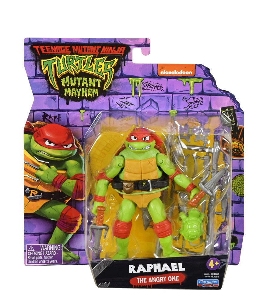 Les Tortues Ninja Mutantes: Mutant Mayhem Figure d'action de base Raphael