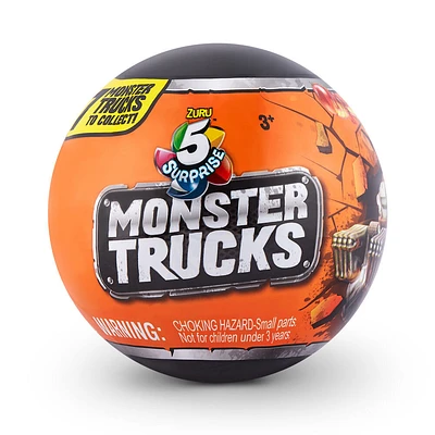 5 Surprise MONSTER TRUCKS Series 1 by ZURU