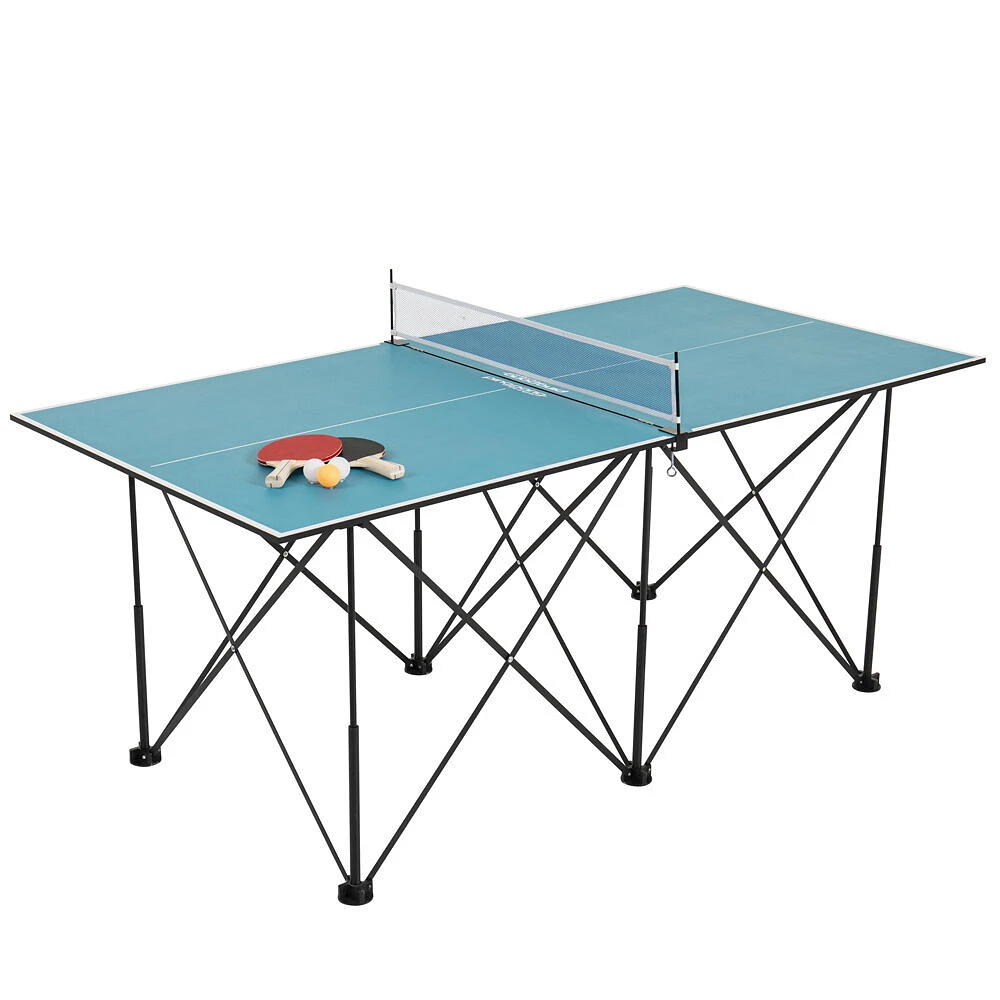 Stand de table de ping-pong 6 pieds, bleu - Édition anglaise