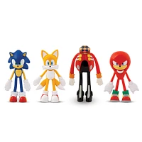 Flexfigs - Sega Sonic The Hedgehog & Friends 4-Pack (Series 1)