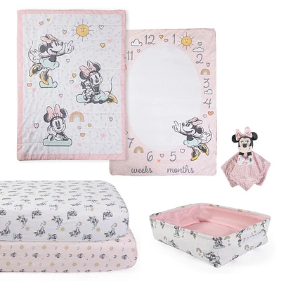 Disney Minnie Mouse 5-Piece Crib Bedding Set