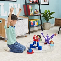 PAW Patrol, True Metal Total City Rescue Movie Track Set with Exclusive Marshall Vehicle, 1:55 Scale