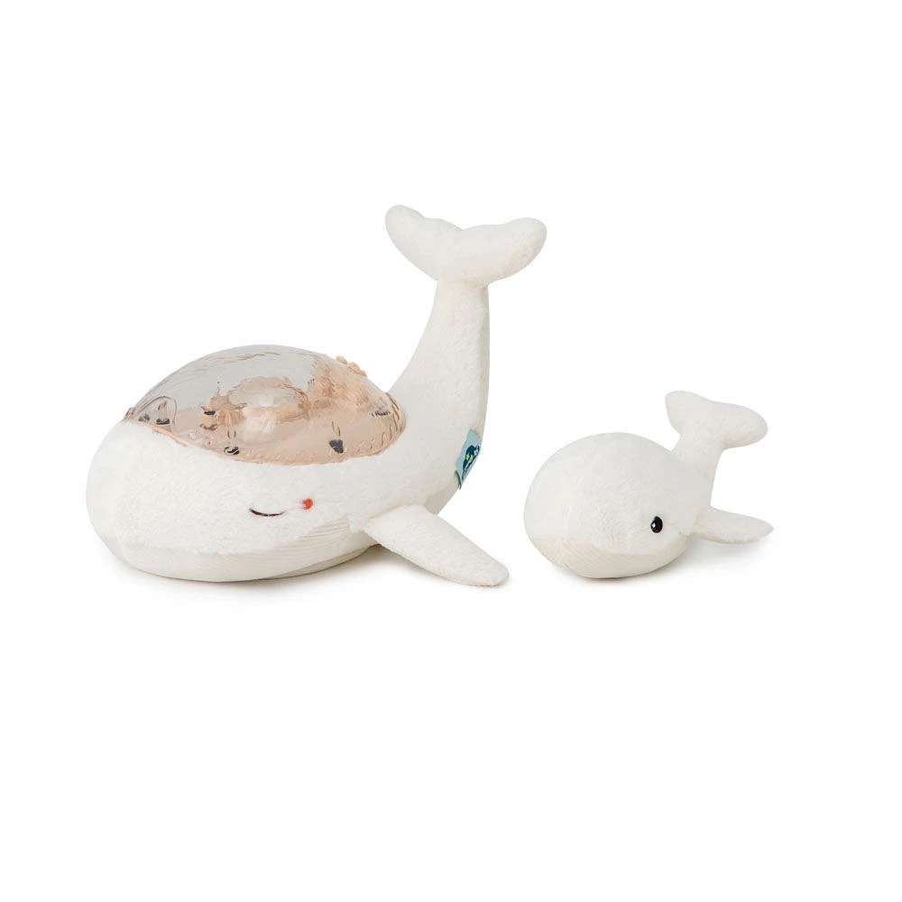 Cloud b Tranquil Whale Bundle w/Baby Plush Rattle Night Light w/ Under Water Effect and Music