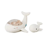 Cloud b Tranquil Whale Bundle w/Baby Plush Rattle Night Light w/ Under Water Effect and Music