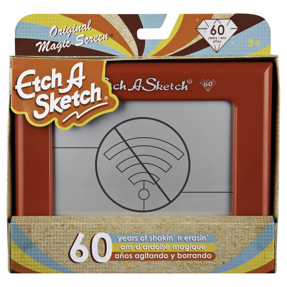 Etch A Sketch Classic, Drawing Toy with Magic Screen (Style May Vary)