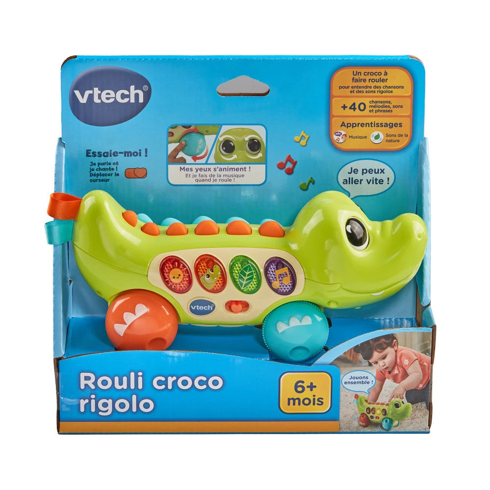 VTech Squishy Spikes Alligator - French Edition