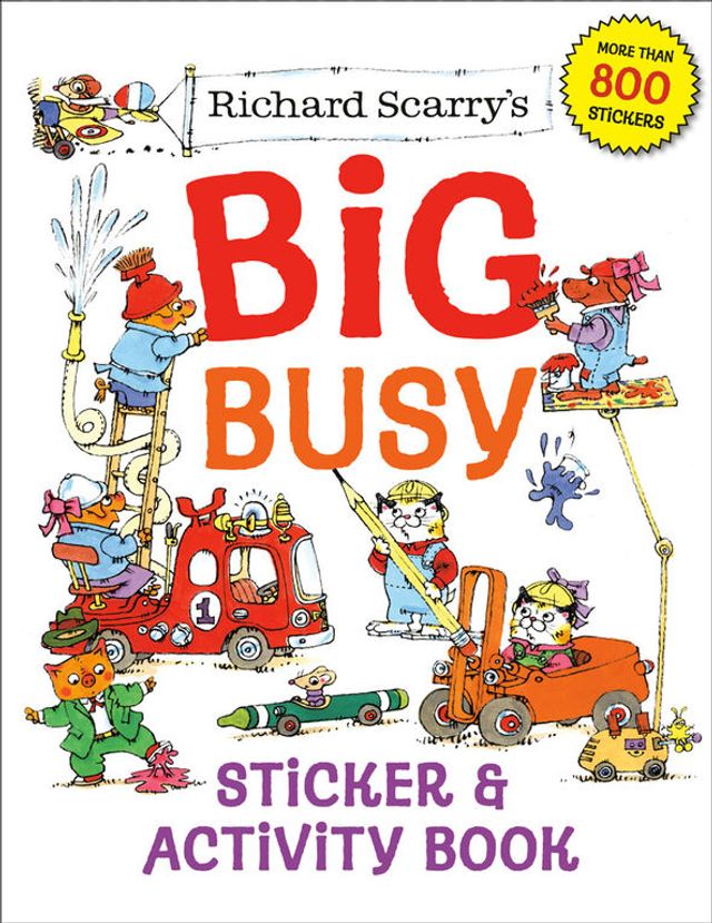 Richard Scarry Big Busy Family 2024 Wall Calendar by Workman Calendars