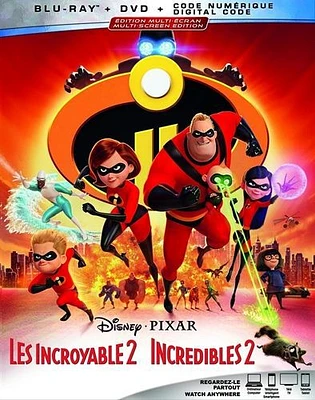 INCREDIBLES 2 [2BD+DVD+DIGITAL CODE][Bilingual]