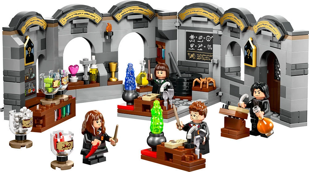 LEGO Harry Potter Hogwarts Castle: Potions Class Playset, Wizard Toy for Kids 76431