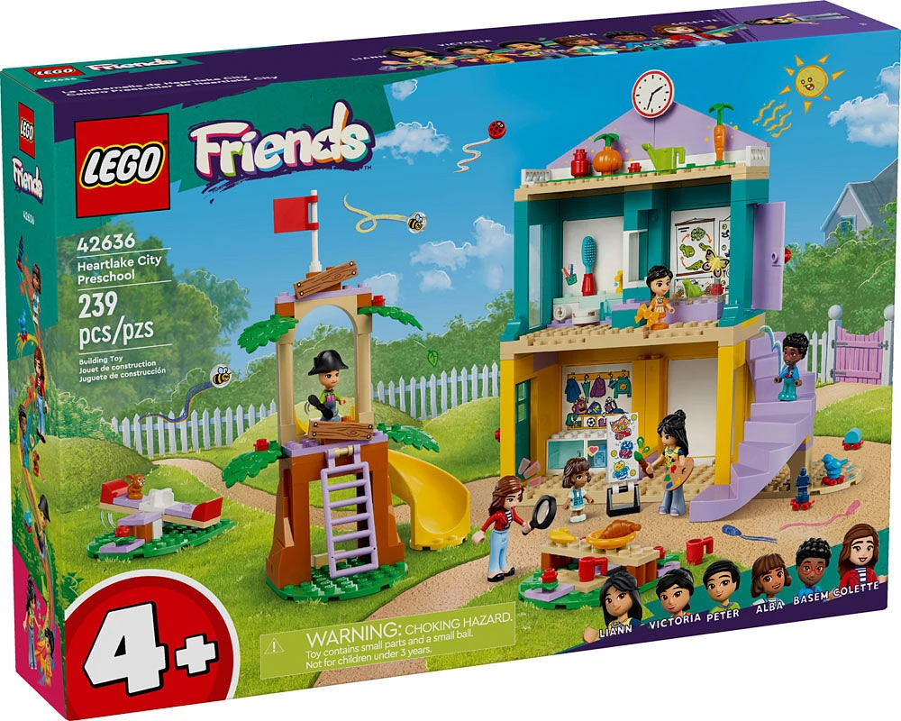 LEGO Friends Heartlake City Preschool Classroom Playset, Kindergarten Creative Pretend Play 42636