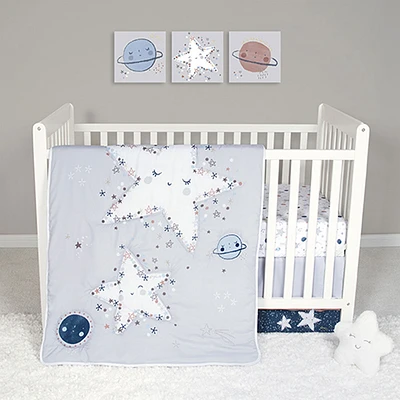 Sammy & Lou 4 Piece Crib Bedding Set - Starlight