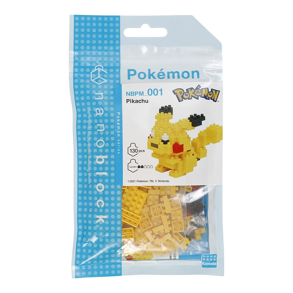 Nanoblock - Pikachu - Yellow - Small