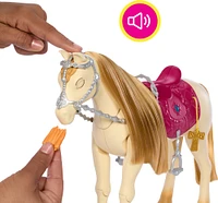 Barbie Mysteries: The Great Horse Chase Interactive Toy Horse with Sounds, Music & Accessories